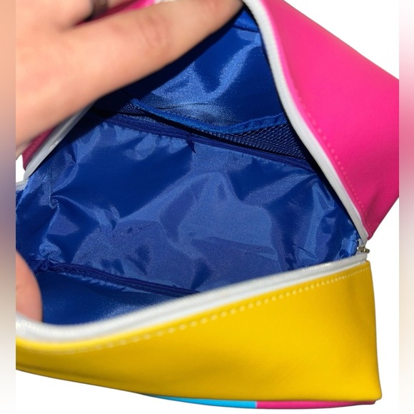 Retro Paramount Pictures Multi-Color Zippered Bag - Makeup or Travel Pouch NWOT - Picture 8 of 9